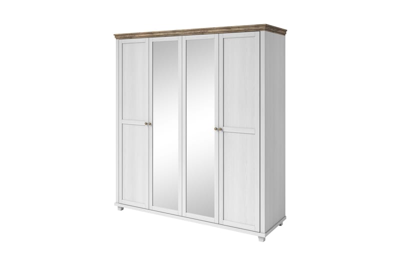 Doade Garderobe 62x154 cm - Askegrå|Natur - Oppbevaring - Klesoppbevaring - Garderober & garderobesystem