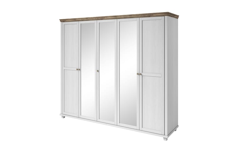 Doade Garderobe 62x200 cm - Askegrå|Natur - Oppbevaring - Klesoppbevaring - Garderober & garderobesystem