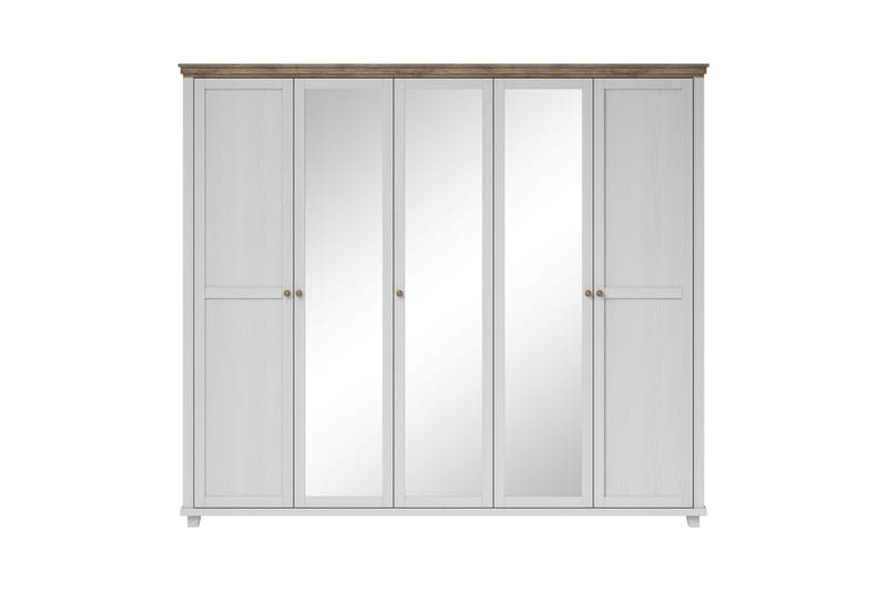 Doade Garderobe 62x200 cm - Askegrå|Natur - Oppbevaring - Klesoppbevaring - Garderober & garderobesystem