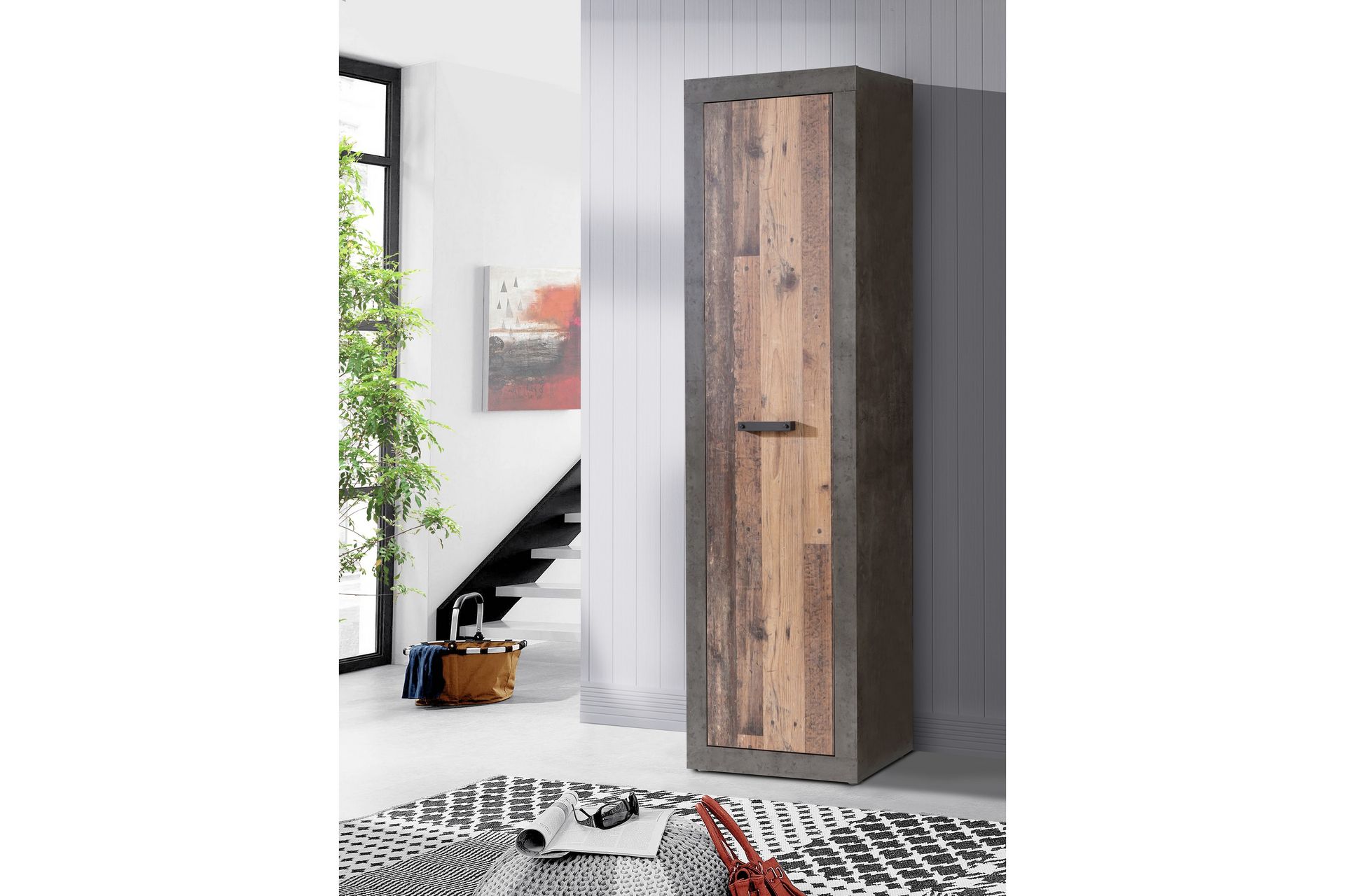 Dolnis Garderobe 34x54 cm - Brun/Grå - Oppbevaring - Klesoppbevaring - Garderober & garderobesystem