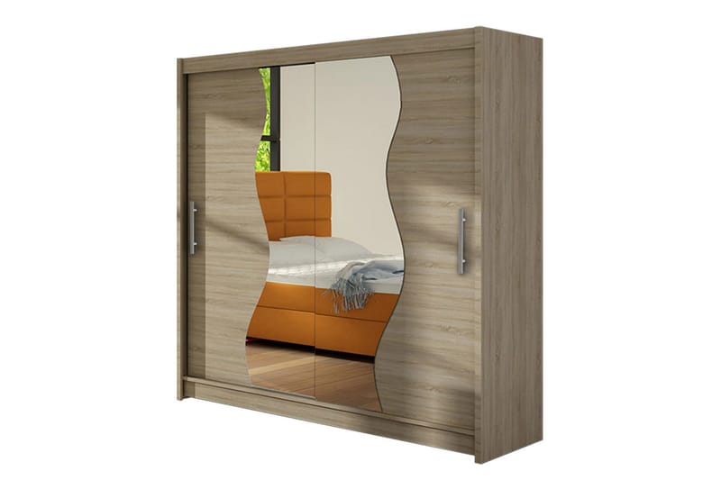 Douglas Garderobe 180 cm - Eik - Oppbevaring - Klesoppbevaring - Garderober & garderobesystem