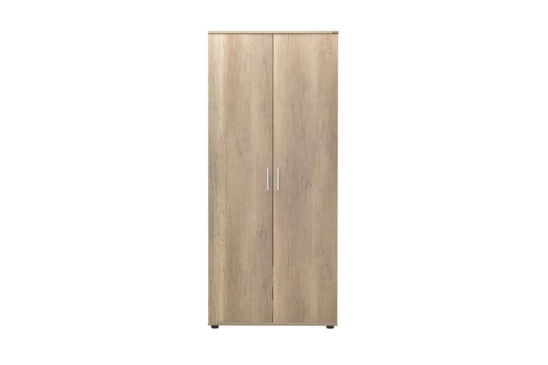 Drelmar Garderobe 80x187 cm - Lyse brun - Oppbevaring - Klesoppbevaring - Garderober & garderobesystem