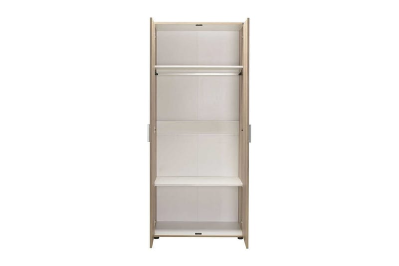 Drelmar Garderobe 80x187 cm - Lyse brun - Oppbevaring - Klesoppbevaring - Garderober & garderobesystem