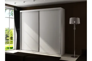 Dunkra Garderobeskap 200x200 cm - Beige/Grå - Oppbevaring - Klesoppbevaring - Garderober & garderobesystem