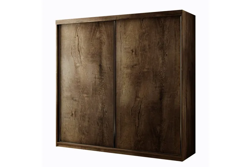 Dunkra Garderobeskap 200x200 cm - Brun - Oppbevaring - Klesoppbevaring - Garderober & garderobesystem