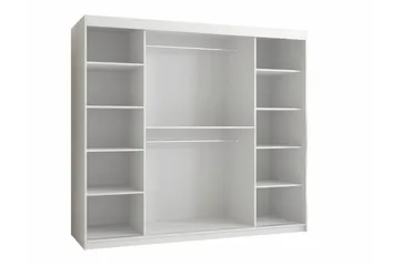 Dunvegan Garderobe med speil - Svart - Oppbevaring - Klesoppbevaring - Garderober & garderobesystem