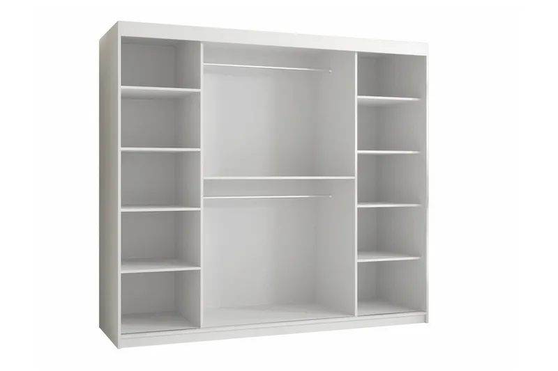 Dunvegan Garderobe med speil - Svart - Oppbevaring - Klesoppbevaring - Garderober & garderobesystem