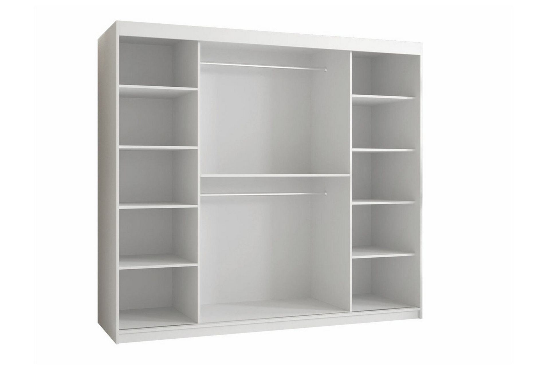 Dunvegan Garderobe med speil - Svart - Oppbevaring - Klesoppbevaring - Garderober & garderobesystem