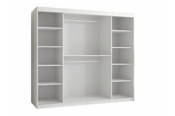 Dunvegan Garderobe med speil - Svart - Oppbevaring - Klesoppbevaring - Garderober & garderobesystem
