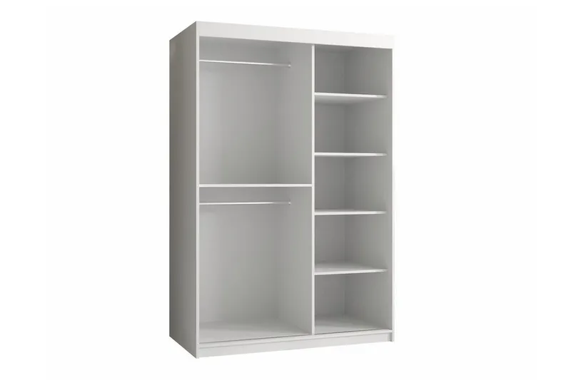 Dunvegan Garderobe med speil - Svart - Oppbevaring - Klesoppbevaring - Garderober & garderobesystem