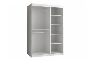 Dunvegan Garderobe med speil - Svart - Oppbevaring - Klesoppbevaring - Garderober & garderobesystem