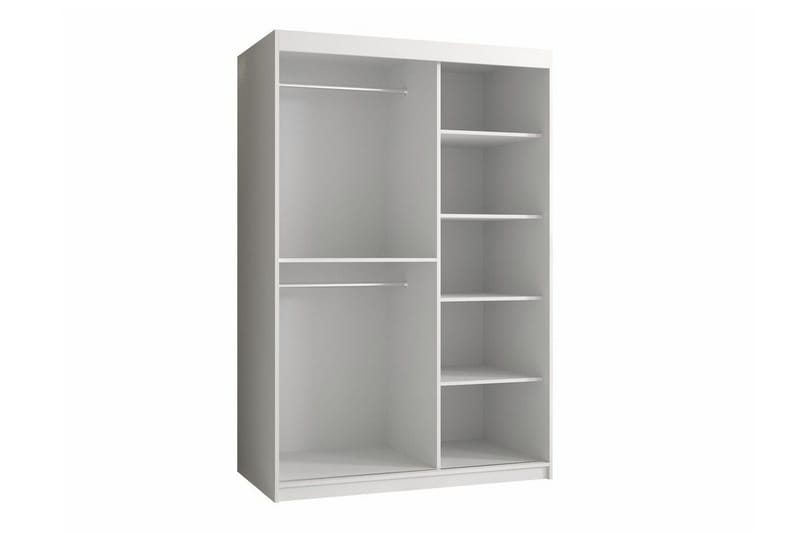 Dunvegan Garderobe med speil - Svart - Oppbevaring - Klesoppbevaring - Garderober & garderobesystem