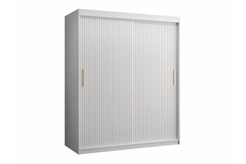 Dunvegan Garderobeskap 150 cm i Malt Tre, Hvit