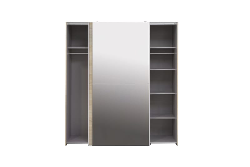 Edessa Garderobe 62x171 cm - Brun - Oppbevaring - Klesoppbevaring - Garderober & garderobesystem