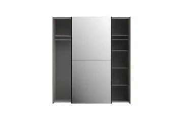Edessa Garderobe 62x171 cm - Brun/Svart - Oppbevaring - Klesoppbevaring - Garderober & garderobesystem