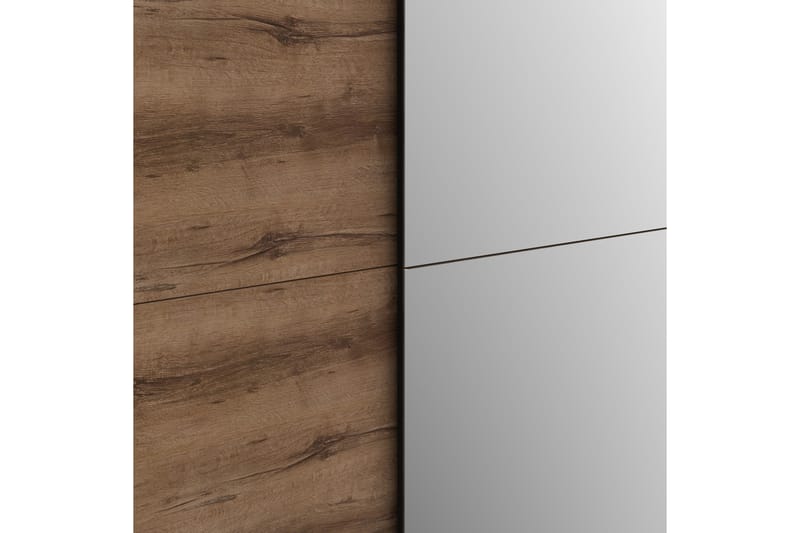 Edessa Garderobe 62x171 cm - Brun/Svart - Oppbevaring - Klesoppbevaring - Garderober & garderobesystem