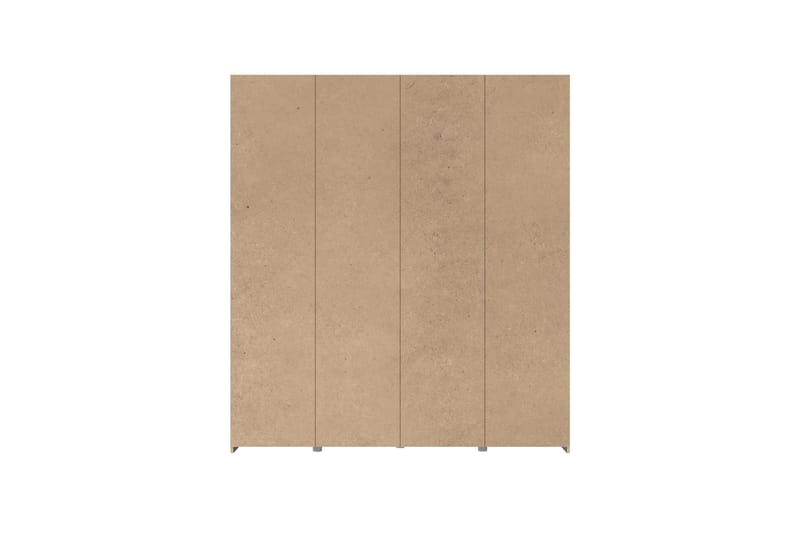 Edessa Garderobe 62x171 cm - Brun/Svart - Oppbevaring - Klesoppbevaring - Garderober & garderobesystem