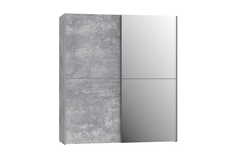 Edessa Garderobe 62x171 cm - Grå - Oppbevaring - Klesoppbevaring - Garderober & garderobesystem