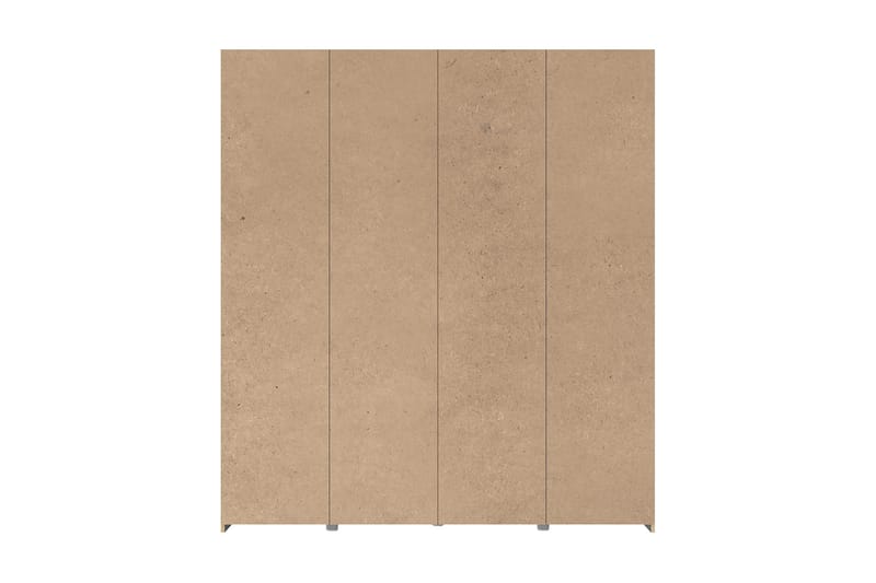 Edessa Garderobe 62x171 cm - Mørkegrå - Oppbevaring - Klesoppbevaring - Garderober & garderobesystem