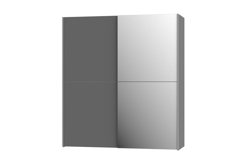 Edessa Garderobe 62x171 cm - Mørkegrå - Oppbevaring - Klesoppbevaring - Garderober & garderobesystem