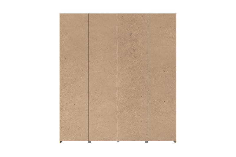 Edessa Garderobe 62x171 cm - Mørkegrå - Oppbevaring - Klesoppbevaring - Garderober & garderobesystem