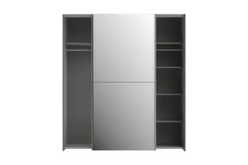 Edessa Garderobe 62x171 cm - Mørkegrå - Oppbevaring - Klesoppbevaring - Garderober & garderobesystem