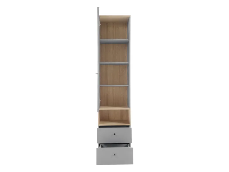 Edson Garderobe 45 cm i Tre - Lysegrå - Oppbevaring - Klesoppbevaring - Garderober & garderobesystem