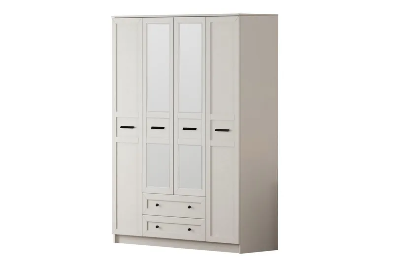 Elaro Garderobesskåp 140x210 cm - Oppbevaring - Klesoppbevaring - Garderober & garderobesystem - Garderobeskap & klesskap