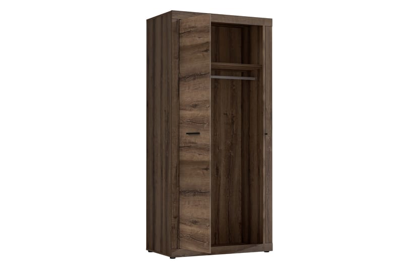 Elhovo Garderobe 52x94 cm - Brun - Oppbevaring - Klesoppbevaring - Garderober & garderobesystem