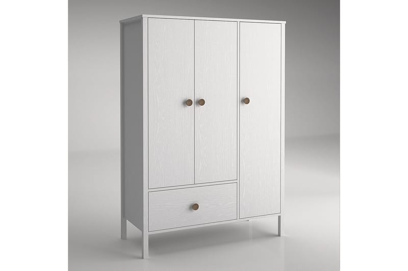 Elspet Garderobe 120x172 cm - Brun/Hvit - Oppbevaring - Klesoppbevaring - Garderober & garderobesystem