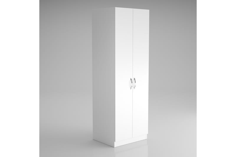 Elspet Garderobe 60x181 cm - Hvit - Oppbevaring - Klesoppbevaring - Garderober & garderobesystem