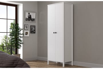 Elspet Garderobe 70x195 cm - Brun/Hvit - Oppbevaring - Klesoppbevaring - Garderober & garderobesystem