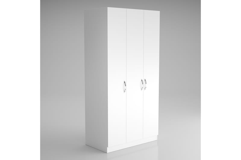 Elspet Garderobe 90x181 cm, Hvit