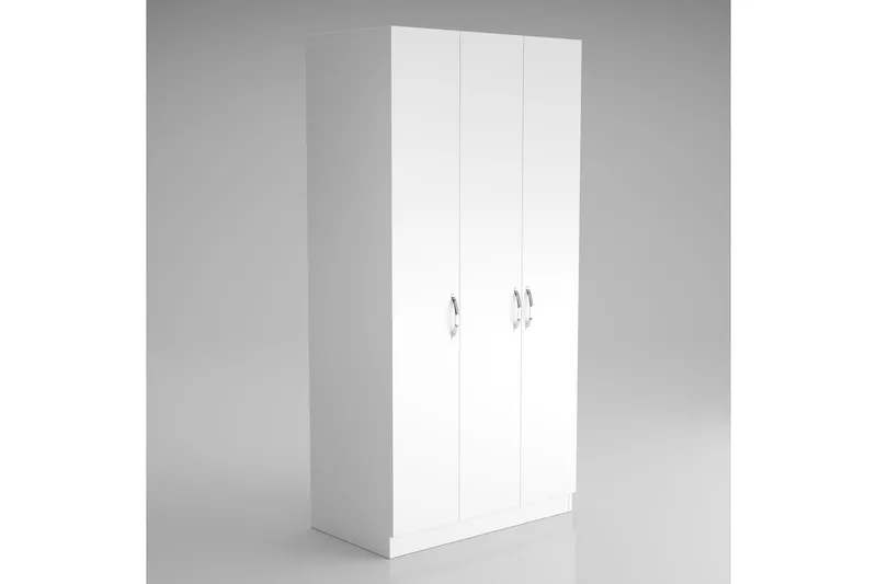 Elspet Garderobe 90x181 cm, Hvit