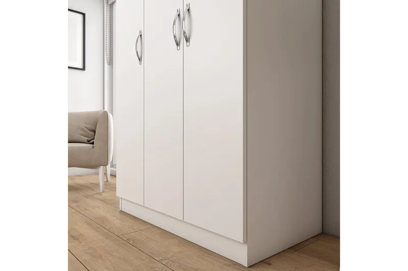 Elspet Garderobe 90x181 cm - Hvit - Oppbevaring - Klesoppbevaring - Garderober & garderobesystem
