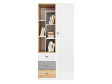 Elvaren Garderobeskap 80 cm med Åpne Hyller - Oppbevaring - Klesoppbevaring - Garderober & garderobesystem