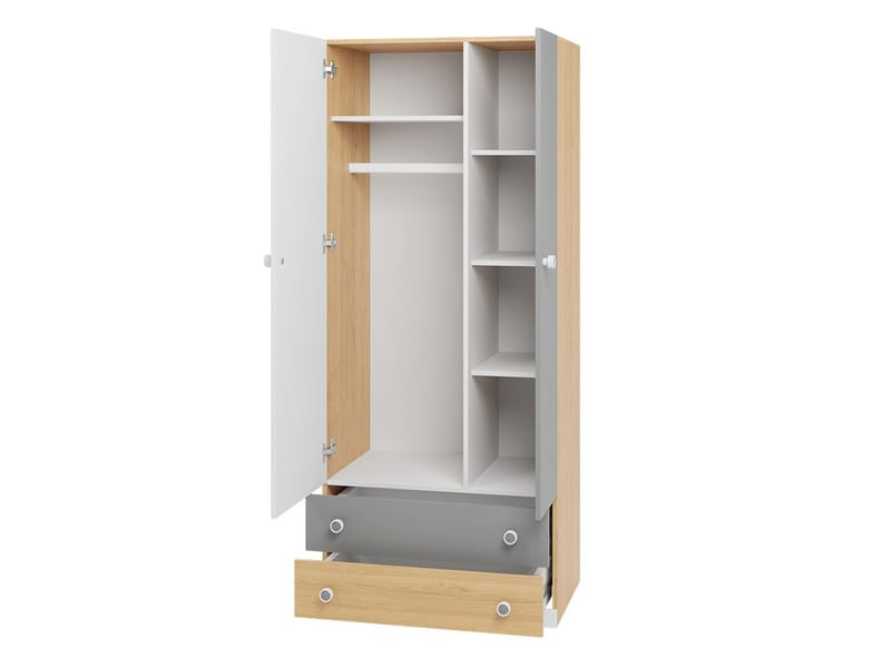 Elvaren Garderobeskap 80 cm - Oppbevaring - Klesoppbevaring - Garderober & garderobesystem