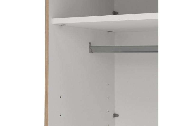 Elvos Garderobe 139x220 cm - Natur - Oppbevaring - Klesoppbevaring - Garderober & garderobesystem