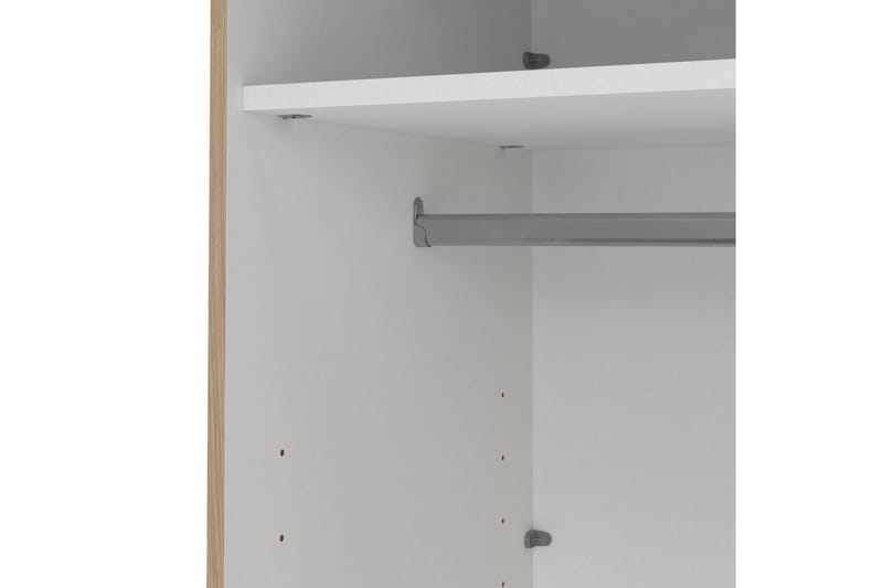 Elvos Garderobe 139x220 cm - Natur - Oppbevaring - Klesoppbevaring - Garderober & garderobesystem