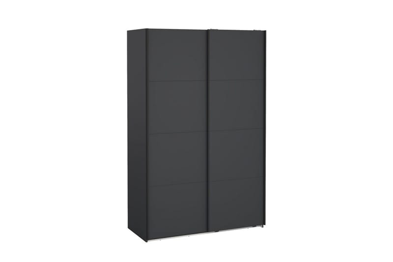 Elvos Garderobe 139x220 cm - Svart - Oppbevaring - Klesoppbevaring - Garderober & garderobesystem