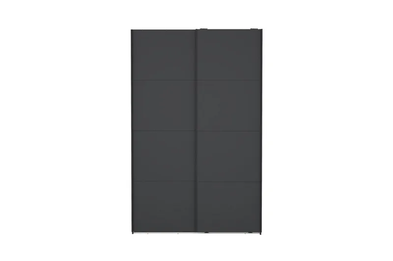 Elvos Garderobe 139x220 cm - Svart - Oppbevaring - Klesoppbevaring - Garderober & garderobesystem