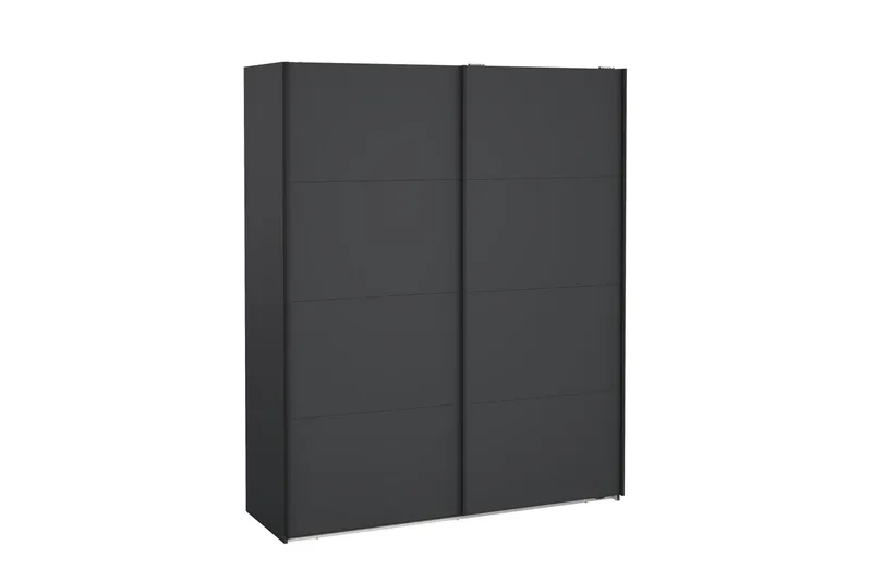 Elvos Garderobe 179x220 cm - Grå - Oppbevaring - Klesoppbevaring - Garderober & garderobesystem