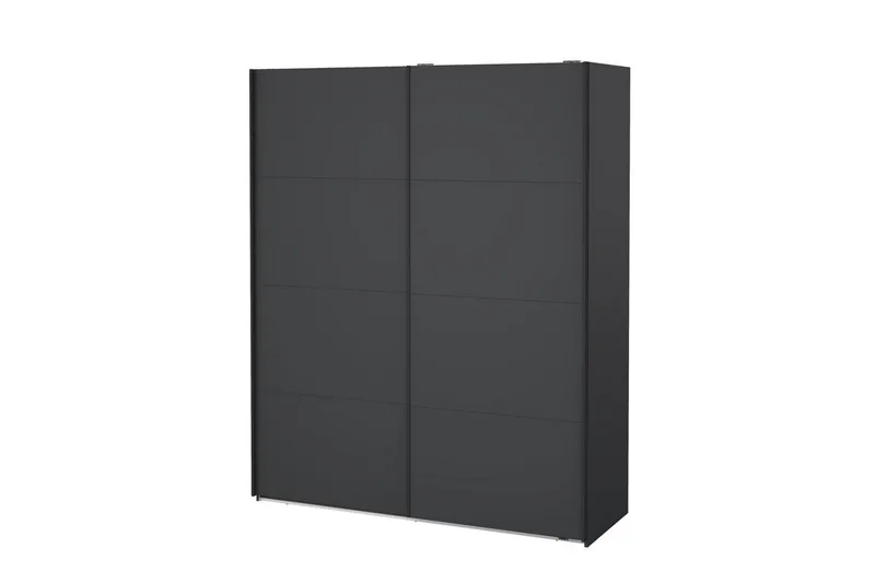 Elvos Garderobe 179x220 cm, Grå