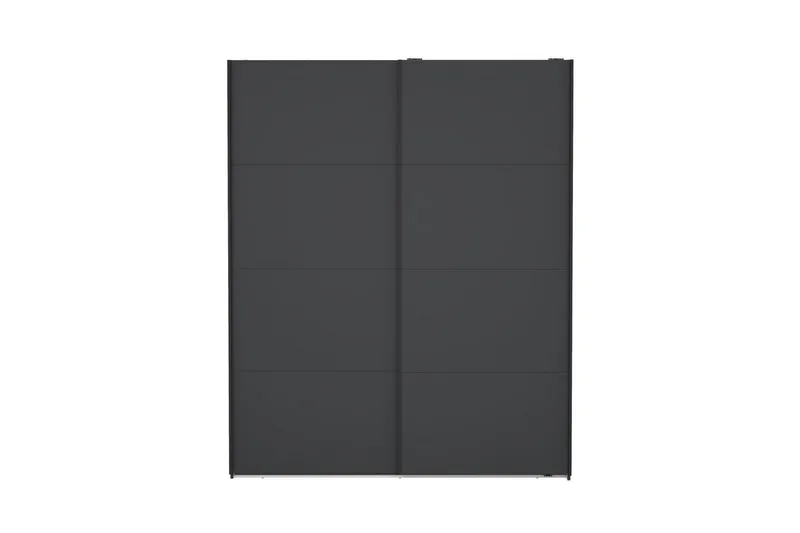 Elvos Garderobe 179x220 cm - Grå - Oppbevaring - Klesoppbevaring - Garderober & garderobesystem