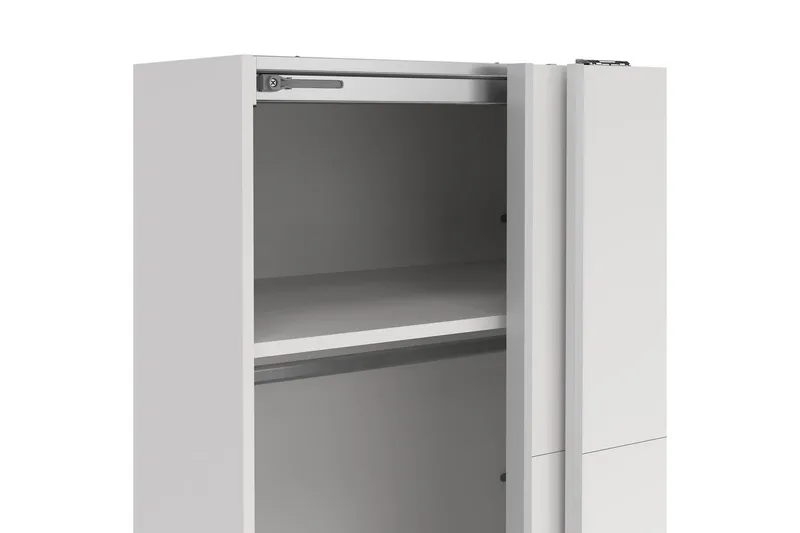 Elvos Garderobe 179x220 cm - Hvit - Oppbevaring - Klesoppbevaring - Garderober & garderobesystem