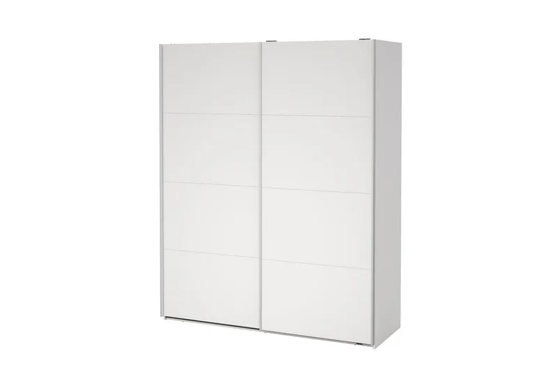 Elvos Garderobe 179x220 cm - Hvit - Oppbevaring - Klesoppbevaring - Garderober & garderobesystem