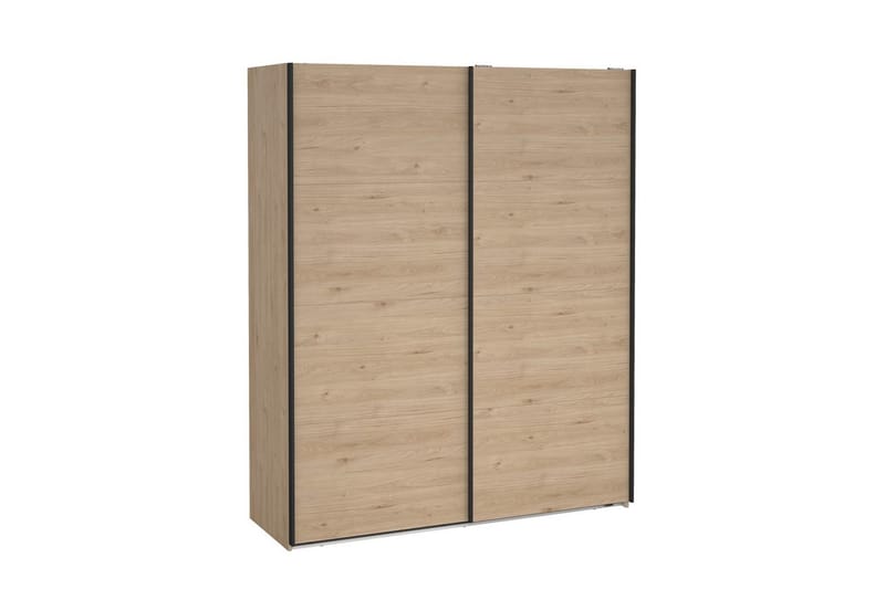 Elvos Garderobe 179x220 cm - Natur - Oppbevaring - Klesoppbevaring - Garderober & garderobesystem