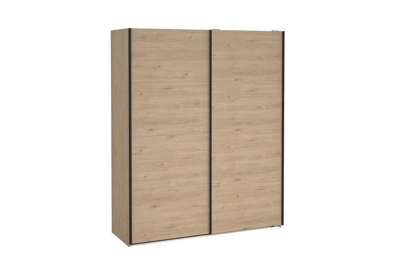 Elvos Garderobe 179x220 cm - Natur - Oppbevaring - Klesoppbevaring - Garderober & garderobesystem
