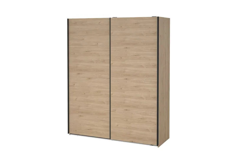 Elvos Garderobe 179x220 cm - Natur - Oppbevaring - Klesoppbevaring - Garderober & garderobesystem