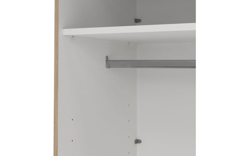 Elvos Garderobe 179x220 cm - Natur - Oppbevaring - Klesoppbevaring - Garderober & garderobesystem